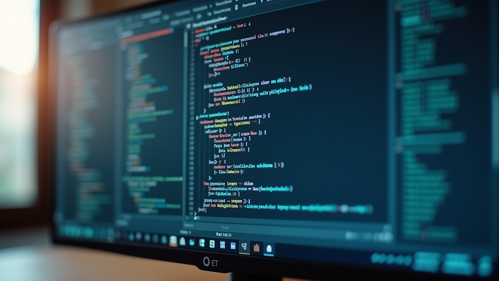 Vista de un sistema operativo moderno en una pantalla de computadora