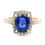 Thumbnail: Cushion-Cut Ceylon Sapphire Ring