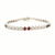 Thumbnail: Alternating Diamond and Ruby Tennis Bracelet