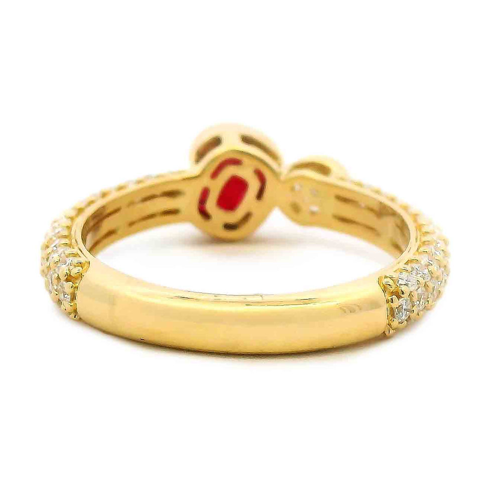 Thumbnail: Bezel Set Ruby Ring