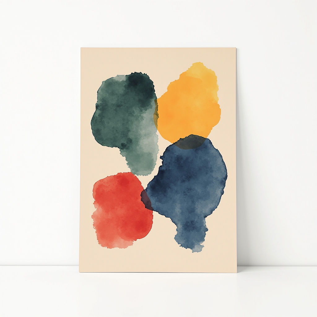 Abstrakt Mangfoldighed Plakat