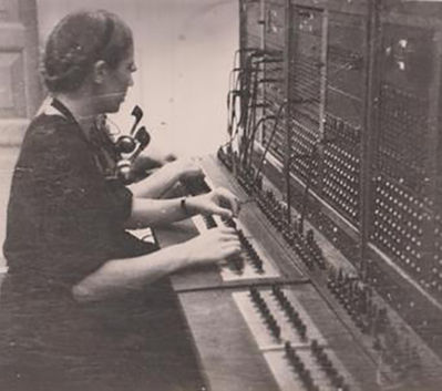 На телефонной станции г. Козьмодемьянска. 