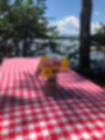 Lakeside Tables on 4th of July