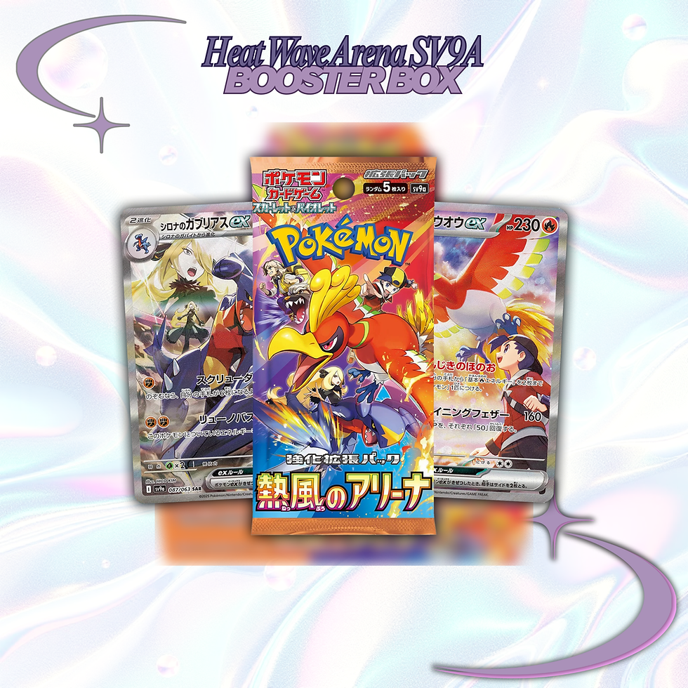 Thumbnail: Heat Wave Arena Booster Box Ho-Oh Cynthia Garchomp Ethan Misty