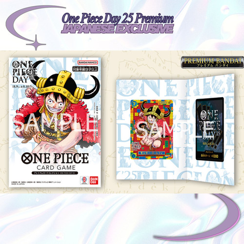 ONE PIECE Day 25 Promo Monkey D. Luffy Premium Card Collection
