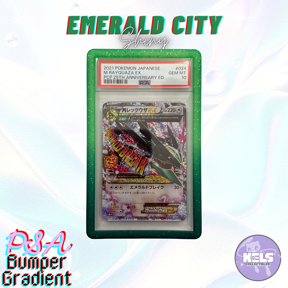 Thumbnail: PSA Gradient Slab bumper Graded Guard Green