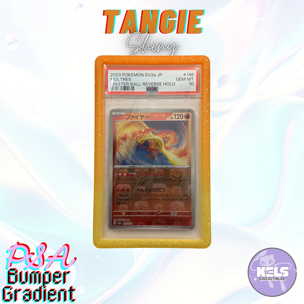 Thumbnail: PSA Gradient Slab bumper Graded Guard Orange Orange