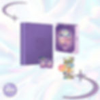 Terastal Grand Gathering CSV9.5C Espeon binder gift box lavender purple binder 64 sleeves 8 booster packs Simplified Chinese