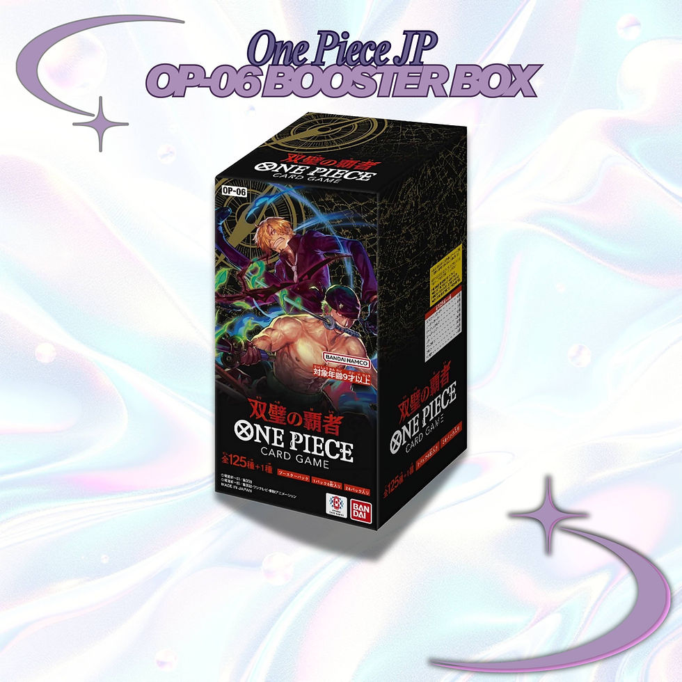 One Piece OP-06 Booster Box Wings of the Captain Japanese Manga Zoro