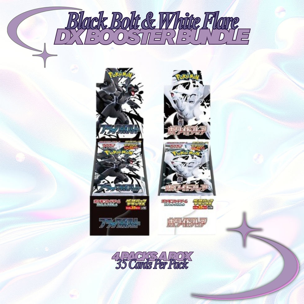 Deluxe Black Bolt & White Flare Booster Box Set