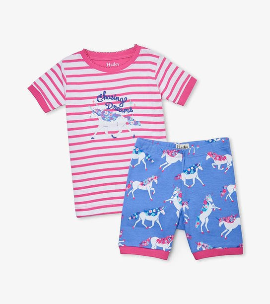 Hatley Dreamy Unicorns Short Pyjamas