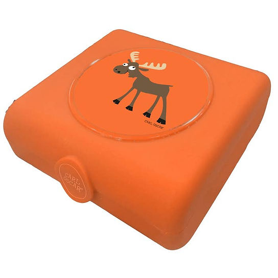 Carl Oscar Sandwich Box Orange Moose