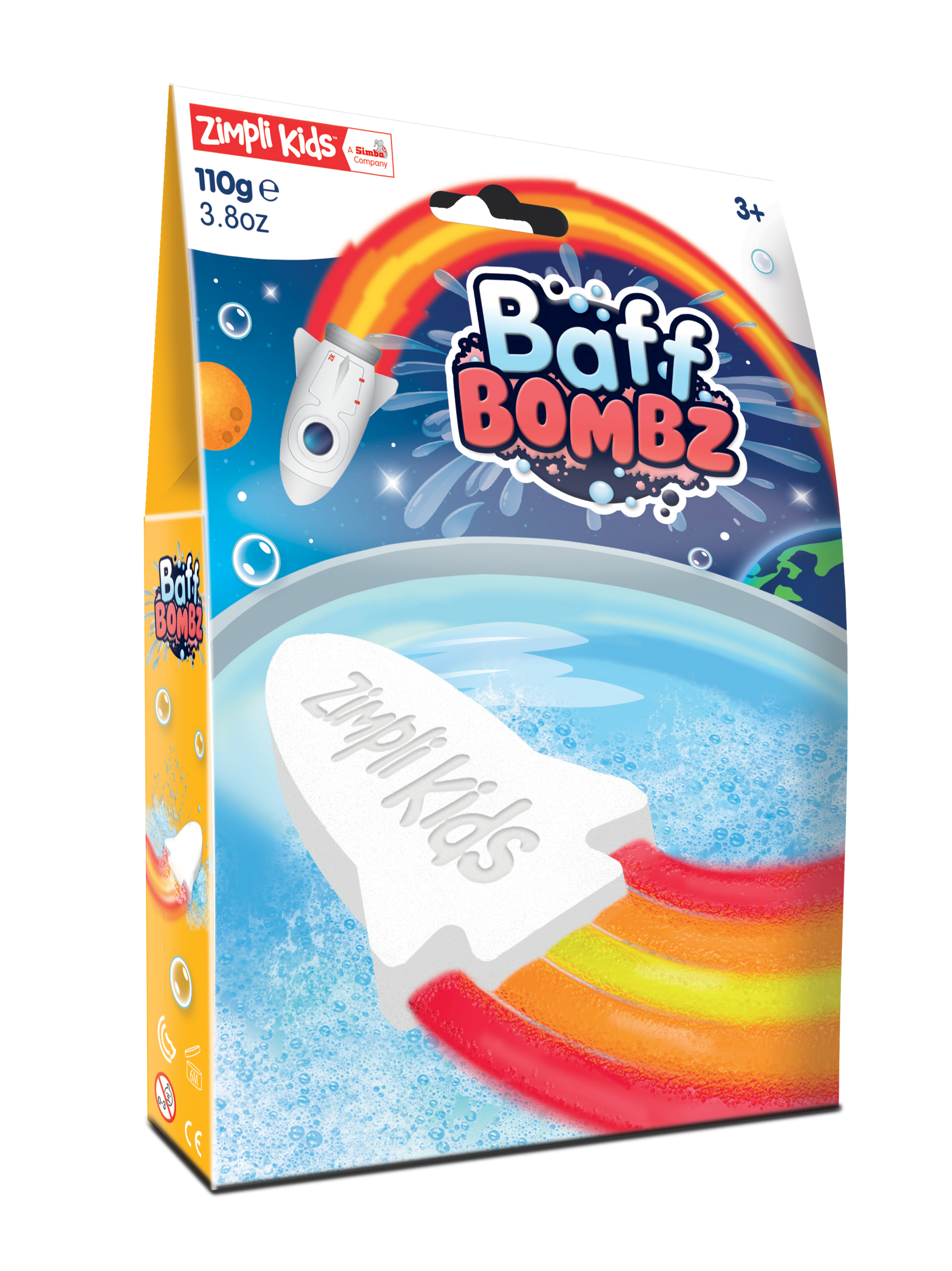 Zimpli Kids Rocket Baff Bombz