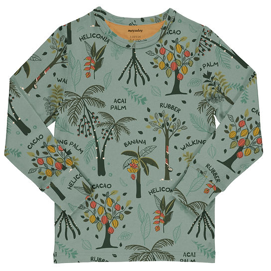 Meyadey Long Sleeve Top Trillion Trees