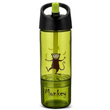 Carl Oscar 2 in 1 Water Bottle Green Monkey