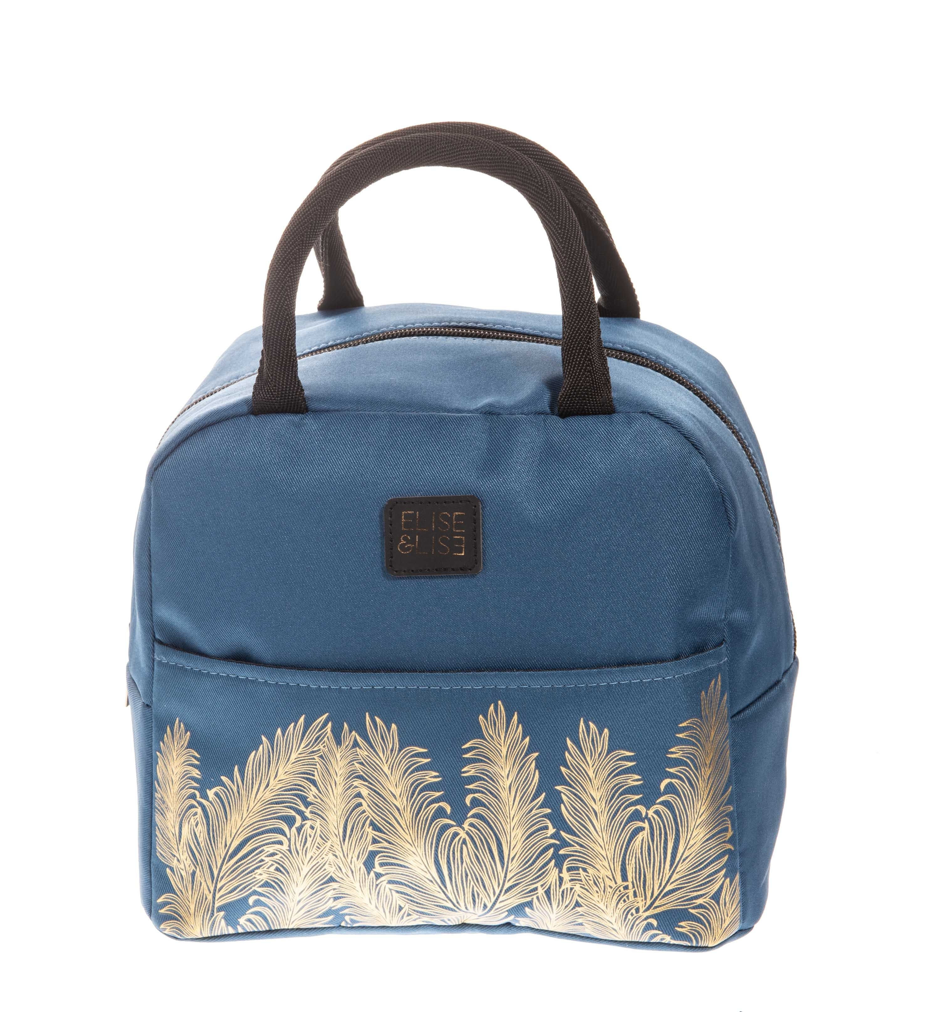 Blue and Gold Lunch Bag