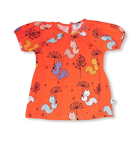 Jny Flying Squirrel Puffy Sleeve T-Shirt