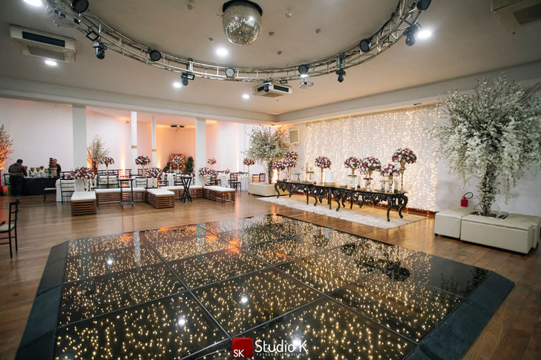 Salão de eventos para casamentos, bodas, aniversários, 15 anos, formatura, corporativos e produções.