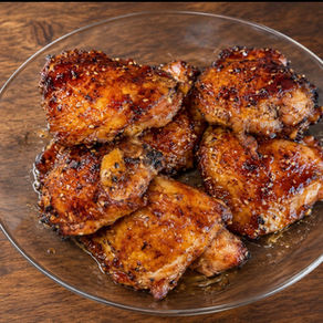 Sesame Ginger Chicken Thighs