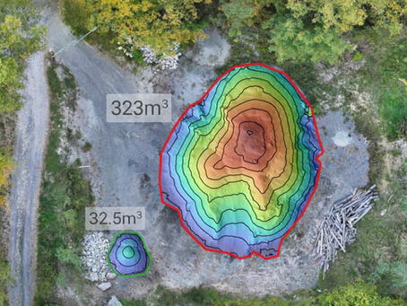 Suivi volumétrique de stock par drone : méthode, précision et cas d'usage