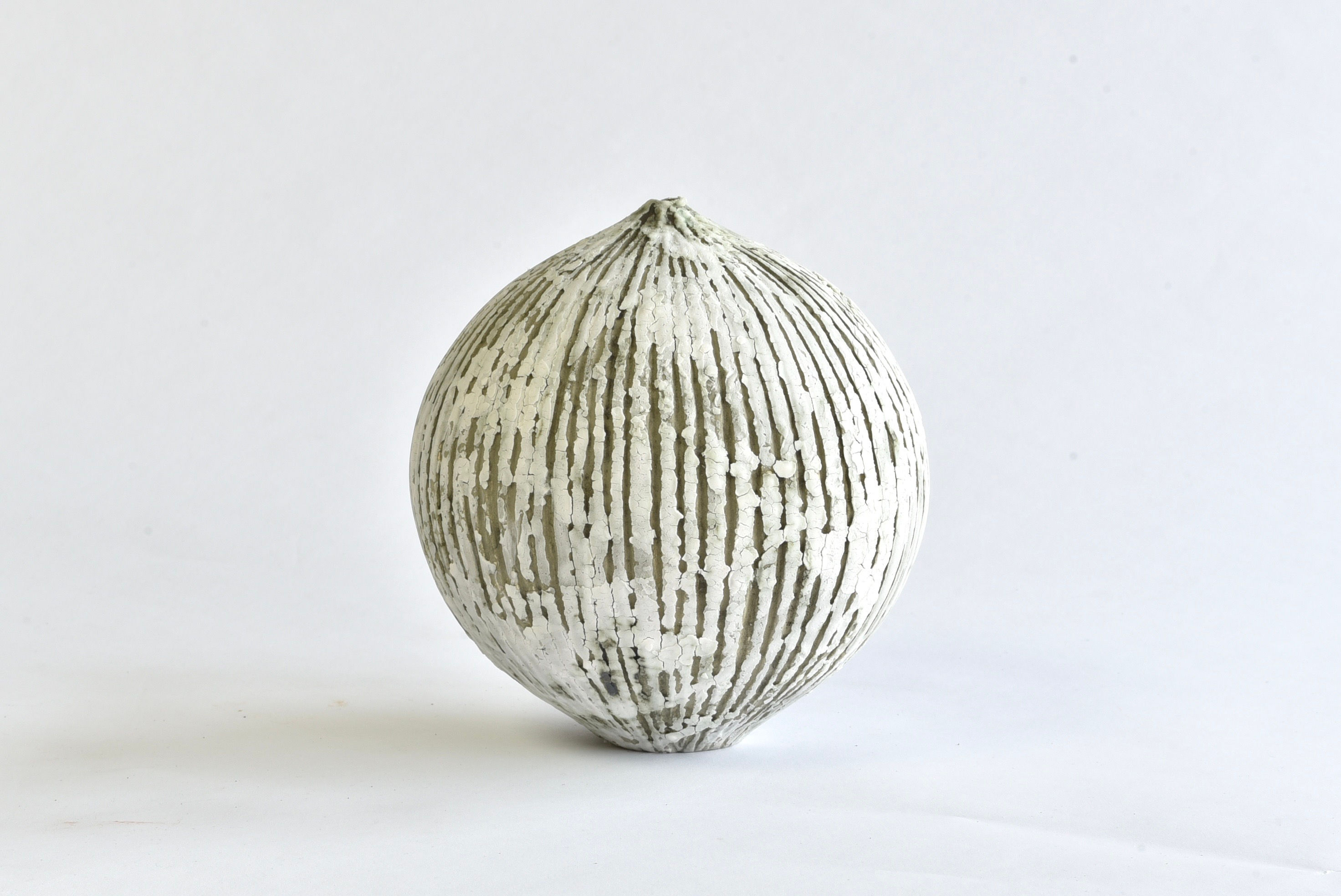Medium Carved Pod Vessel