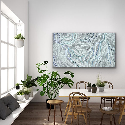 Mina Mina by Elsie Granites Napanangka 150x85cm