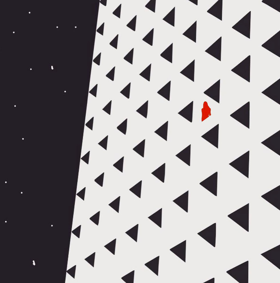 Stargazer by Rennie P 50x50cm