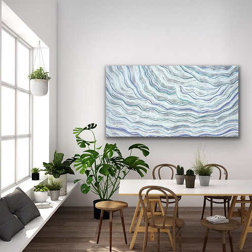 Mina Mina by Elsie Granites Napanangka 183x101cm