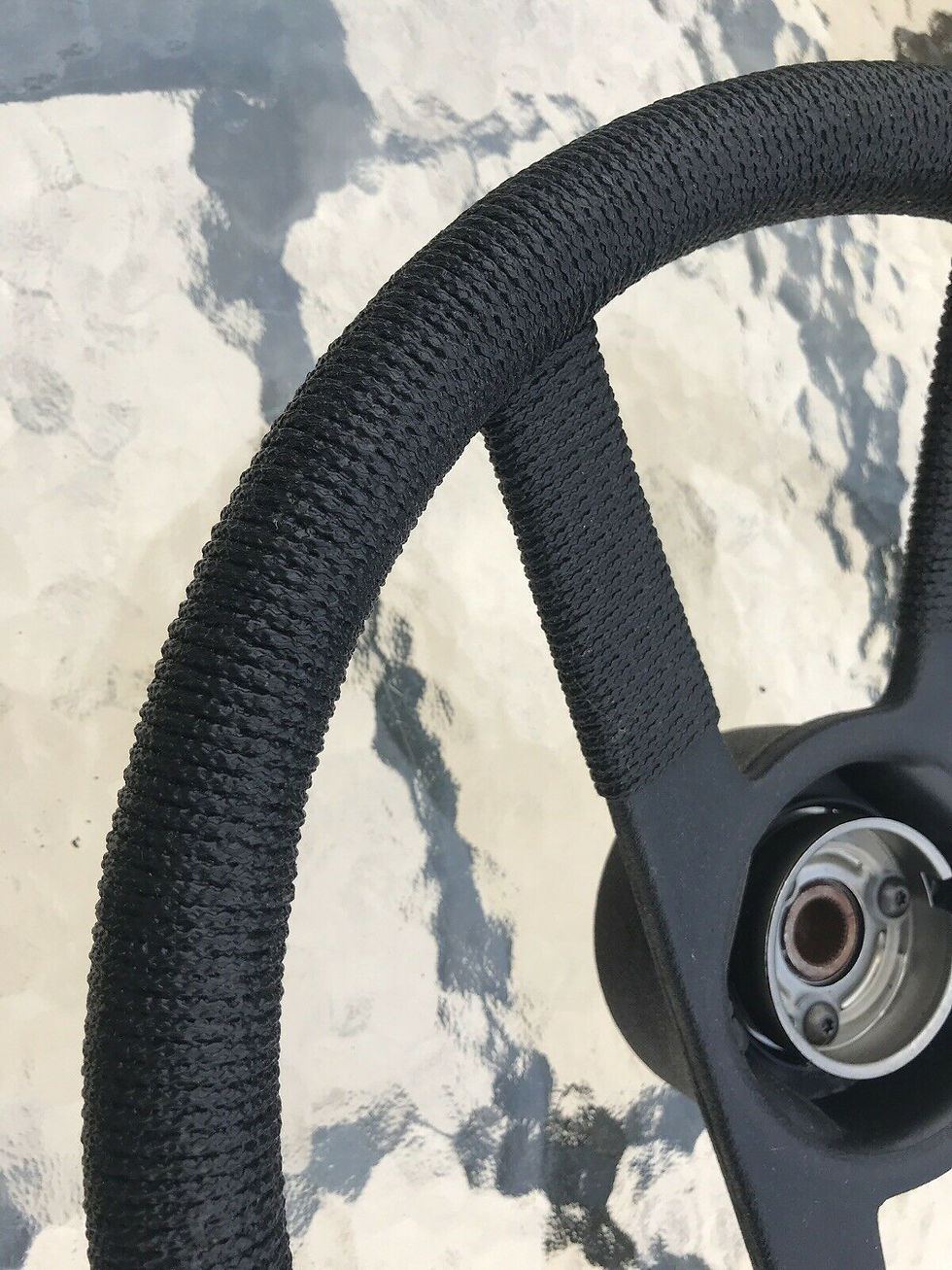 Thumbnail: NOS GM 1977-1981 Camaro Z28 Rope Steering Wheel 9761613 Chevrolet 4 spoke wheel