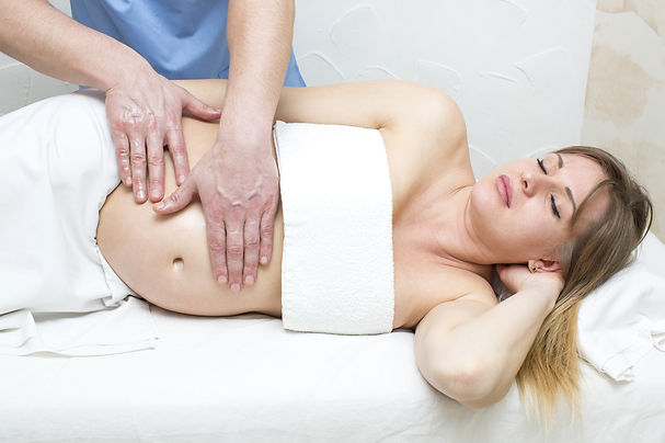 pregnancy massage relaxing pain tension relief reduce swelling