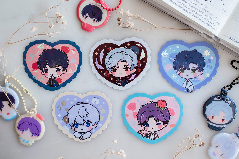 Love and Deepspace Valentine's Day Stickers