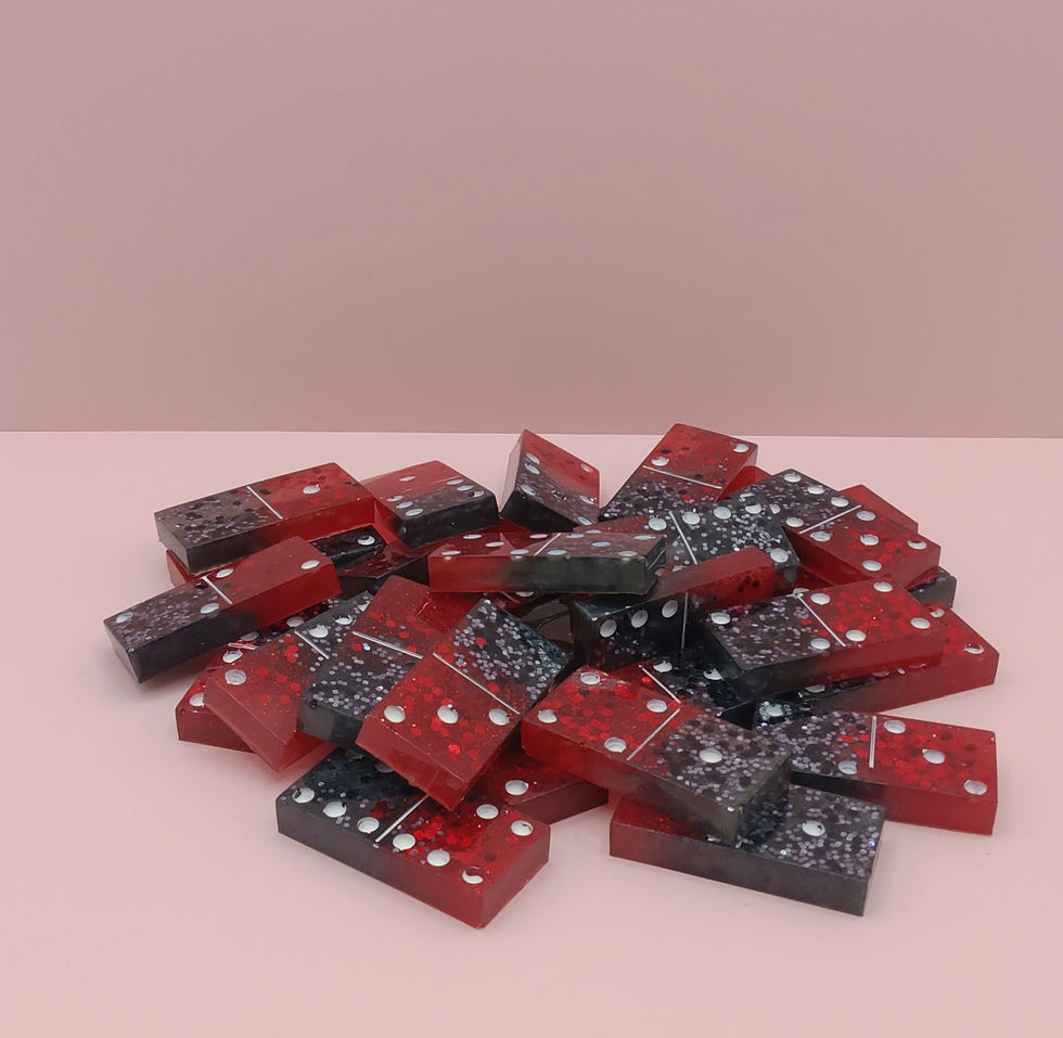 Miniature :  Lot de 28 dominos