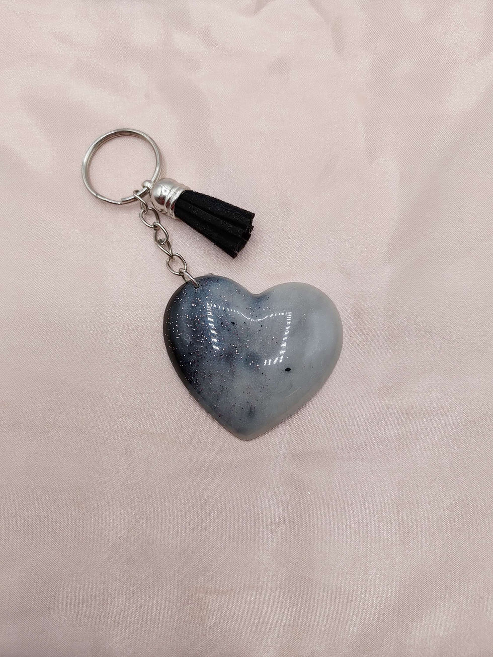 Miniature : Porte clés cœur couleurs