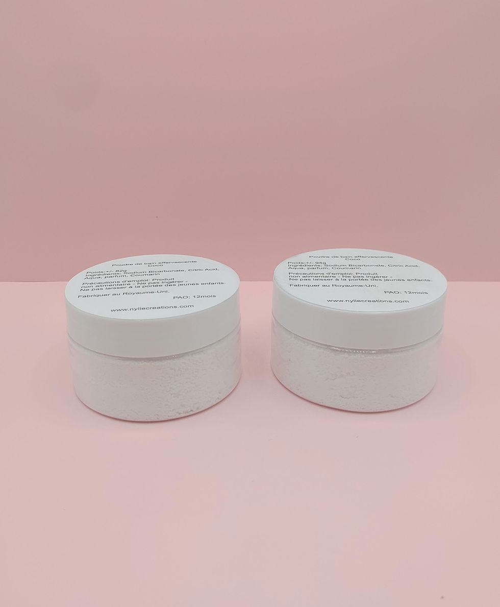 Miniature : Poudre de bain effervescente différents parfum aux choix