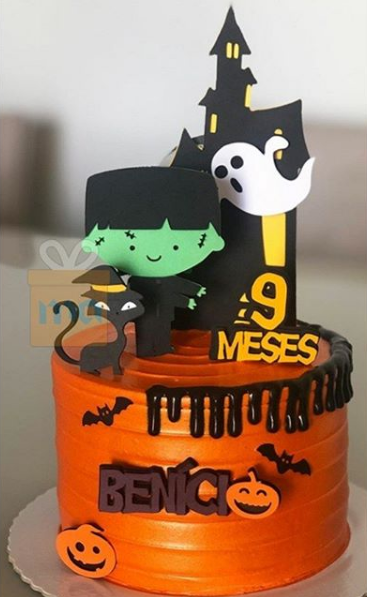 Topo de Bolo Frankenstein - Arquivo de Corte