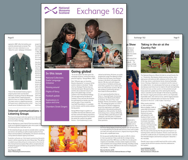 National Museums Scotland newsletter