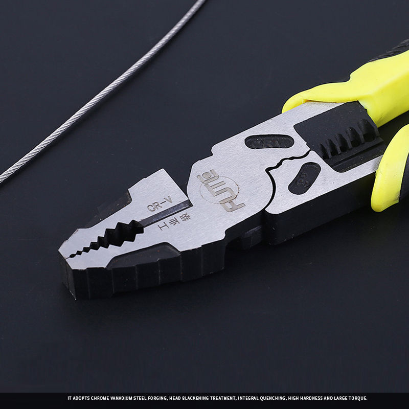 Thumbnail: 9-Inch Multi-Functional Wire Stripper Pliers Tool