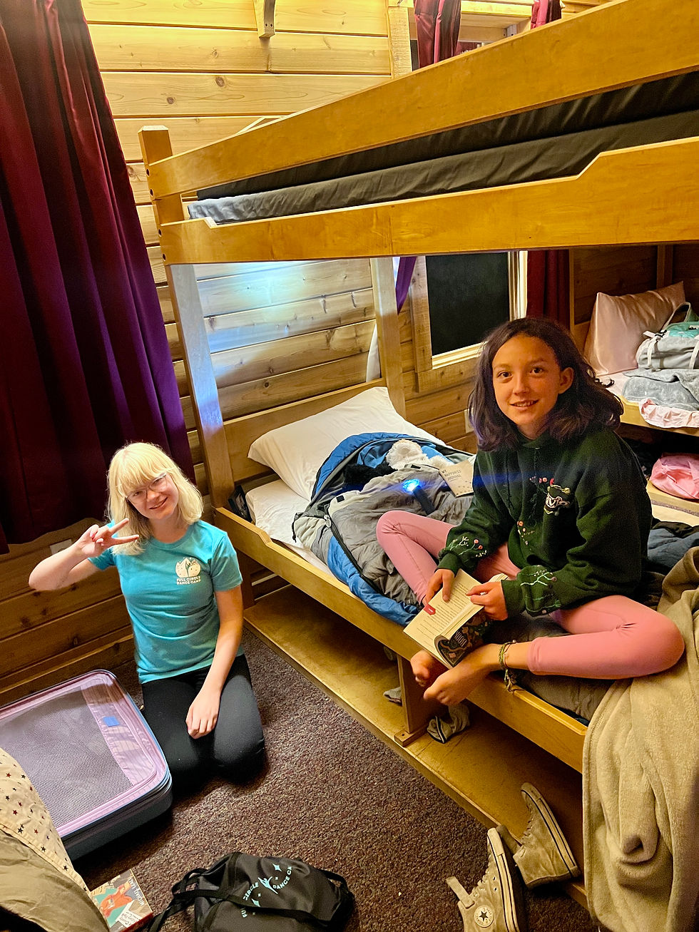 A peek inside the cabins