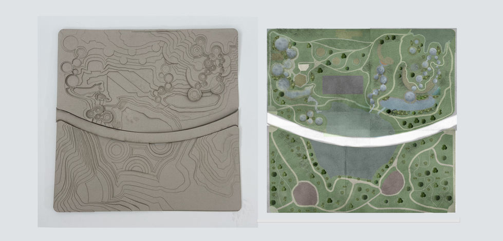 Contour model and plan