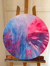 abstract painting, acrylic on canvas,