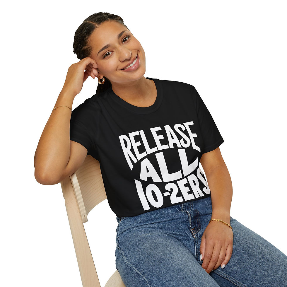 Thumbnail: Release All 10-2ers T-Shirt — Bold Protest Graphic Tee