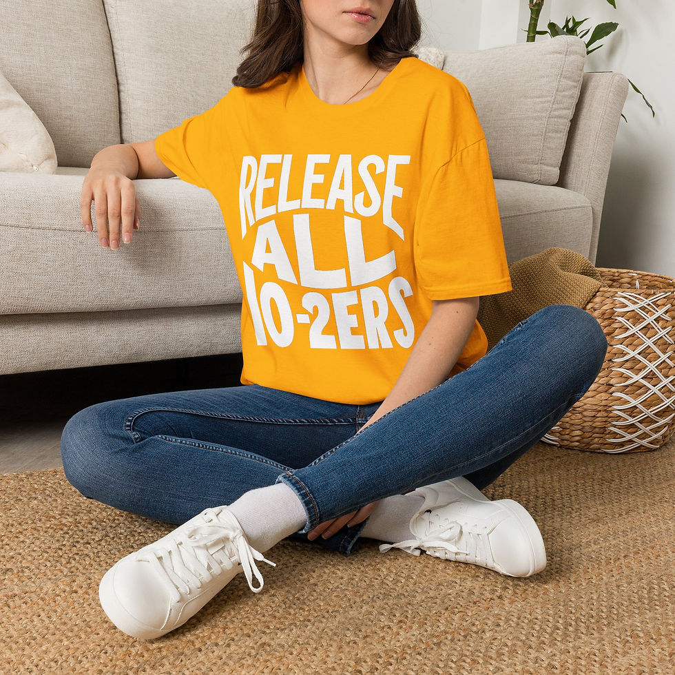 Thumbnail: Release All 10-2ers T-Shirt — Bold Protest Graphic Tee
