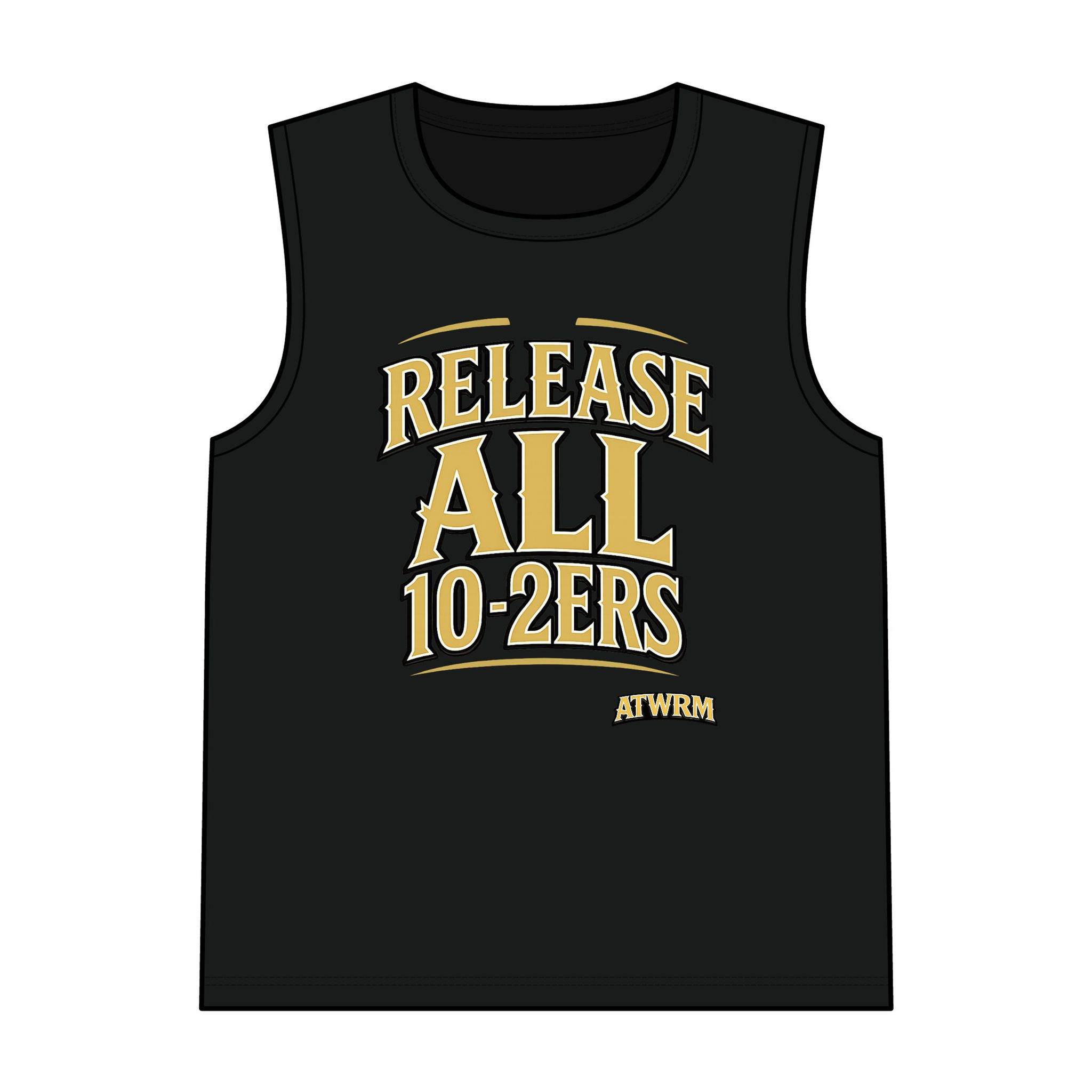 Release All 10-2ers Tank Top — Funny Retro Baseball/Baseball Mom Shirt
