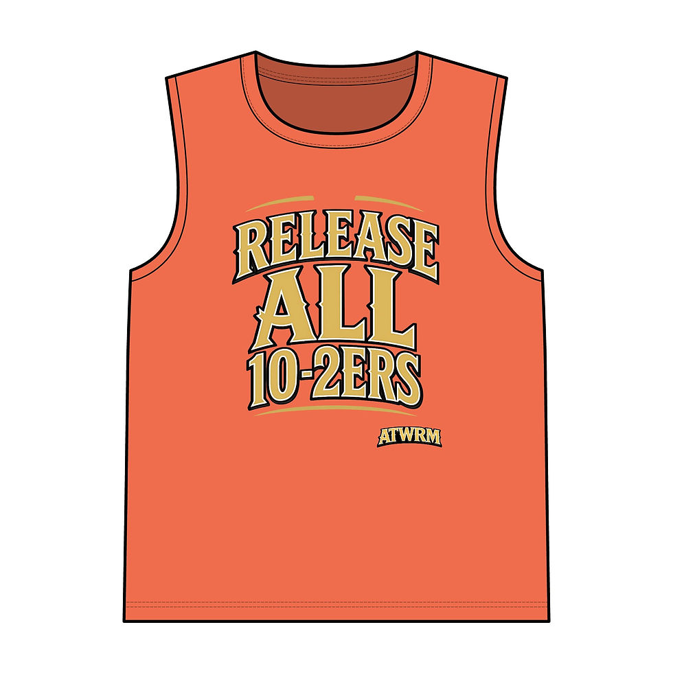 Thumbnail: Release All 10-2ers Tank Top — Funny Retro Baseball/Baseball Mom Shirt