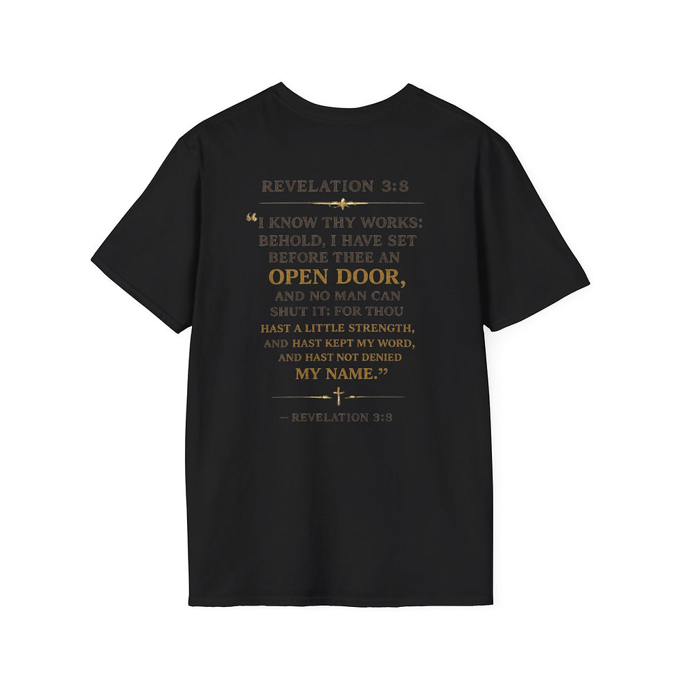 Thumbnail: T-Shirt — Sunrise Through Open Door Graphic Tee