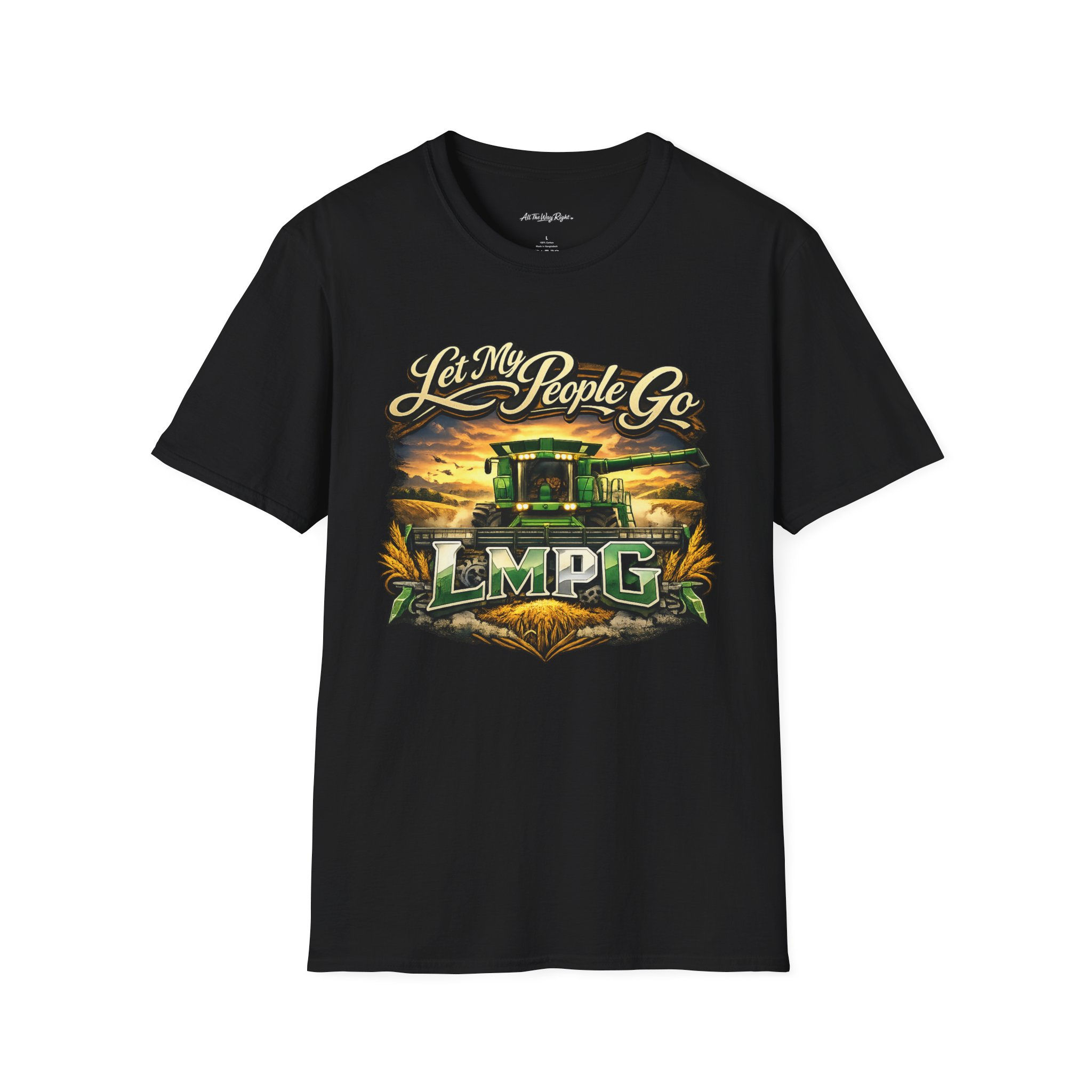 Let My People Go Tractor T-Shirt — Farm Pride John Deere Graphic Tee