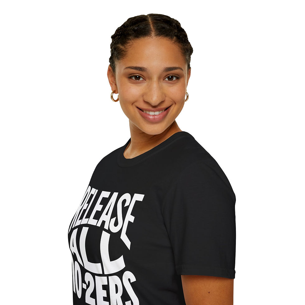 Thumbnail: Release All 10-2ers T-Shirt — Bold Protest Graphic Tee