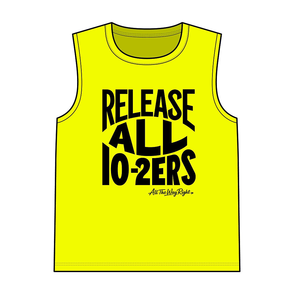 Thumbnail: Tank Top — "Release All 10-2ers" Bold Graphic Muscle Tee