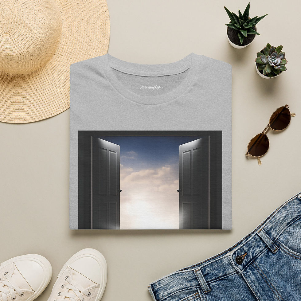 Thumbnail: Doorway to Possibility T-Shirt — Open Door Sky Graphic Tee