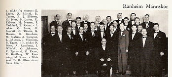 Ranheim Mannskor i 1956